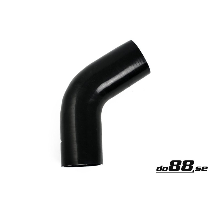Silicone hose Black 60 degrees 4,25´´ (108mm)