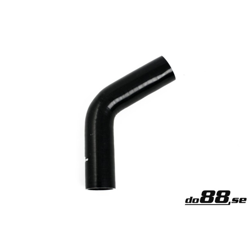 Silicone hose Black 60 degrees 1,125´´ (28mm)