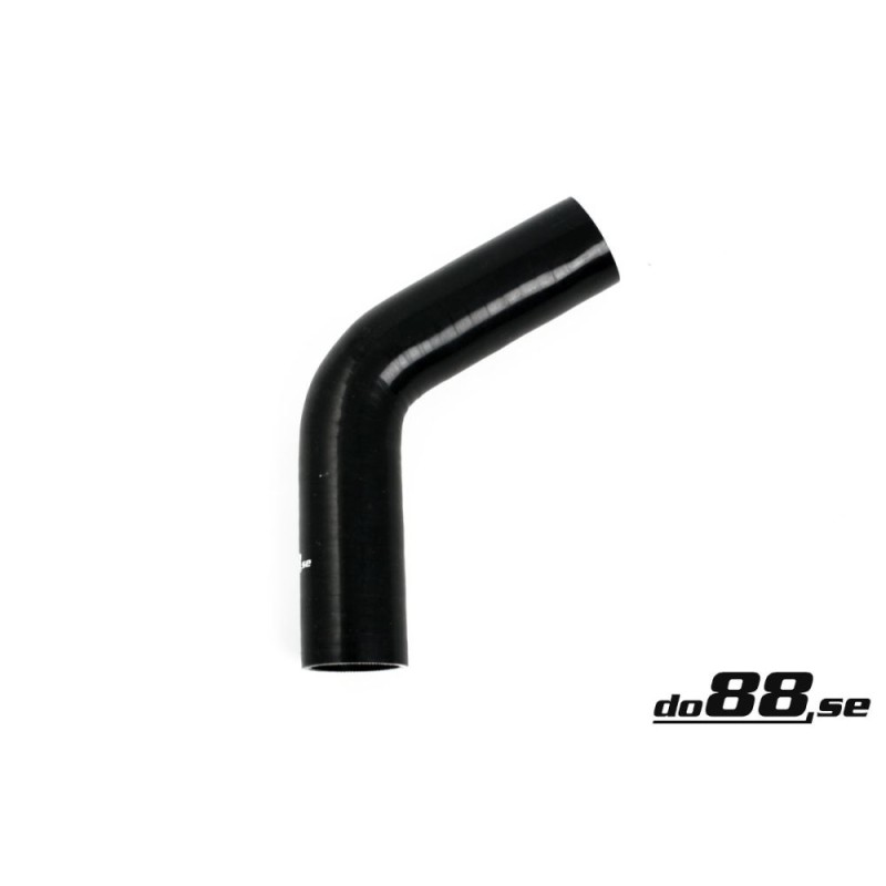 Silicone hose Black 60 degrees 1,625´´ (41mm)