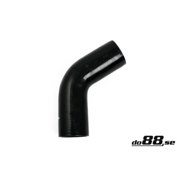 Silicone hose Black 60 degrees 2,68´´ (68mm)
