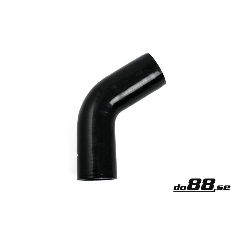 Silicone hose Black 60 degrees 2,68´´ (68mm)