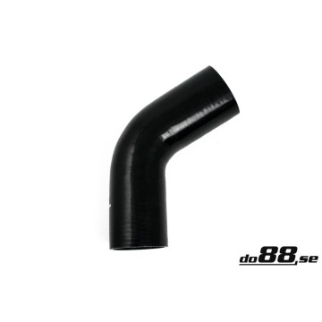 Silicone hose Black 60 degrees 3,125´´ (80mm)