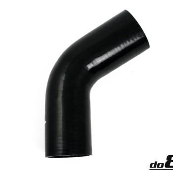 Silicone hose Black 60 degrees 3,5´´ (89mm)