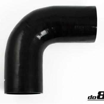 Silicone hose Black 90 degrees 4´´ (102mm)