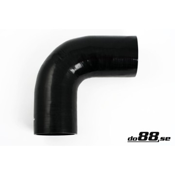 Silicone hose Black 90 degrees 4´´ (102mm)
