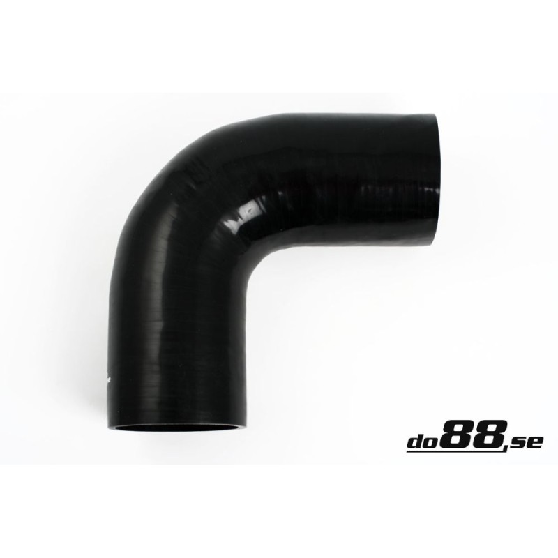 Silicone hose Black 90 degrees 4,25´´ (108mm)