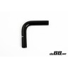 Silicone hose Black 90 degrees 0,75´´ (19mm)