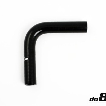 Silicone hose Black 90 degrees 0,875´´ (22mm)