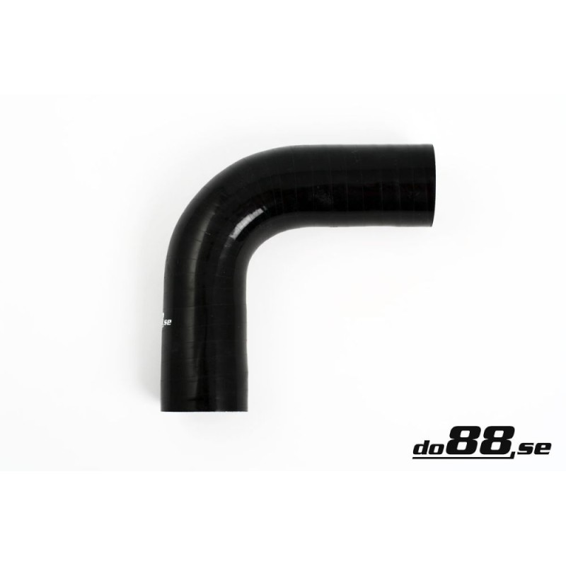 Silicone hose Black 90 degrees 1´´ (25mm)
