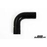 Silicone hose Black 90 degrees 1,625´´ (41mm)
