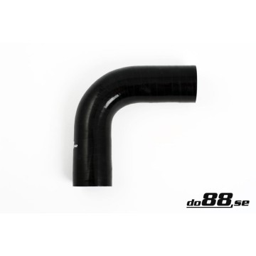 Silicone hose Black 90 degrees 1,75´´ (45mm)