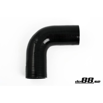 Silicone hose Black 90 degrees 2,5´´ (63mm)