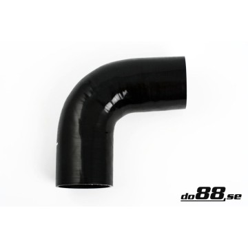 Silicone hose Black 90 degrees 3,125´´ (80mm)