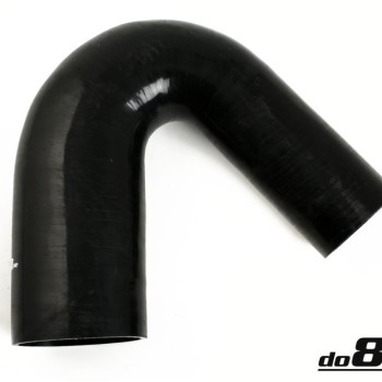 Silicone hose Black 135 degrees 3,5 - 4´´ (89-102mm)
