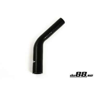 Silicone hose Black 45 degrees 0,625 - 1´´ (16-25mm)