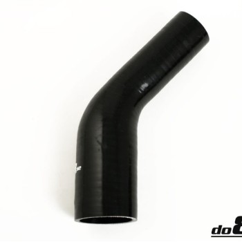 Silicone hose Black 45 degrees 1,75 - 2´´ (45-51mm)
