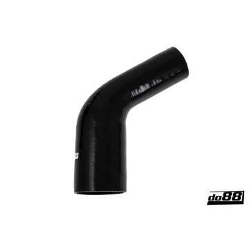 Silicone hose Black 60 degrees 2 - 3´´ (51 - 76mm)