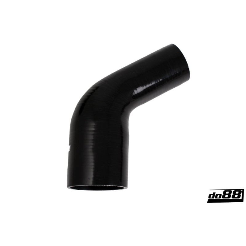 Silicone hose Black 60 degrees 2,75 - 3´´ (70 - 76mm)
