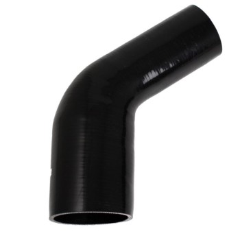 Silicone hose Black 60 degrees 3 - 3,5´´ (76 - 89mm)