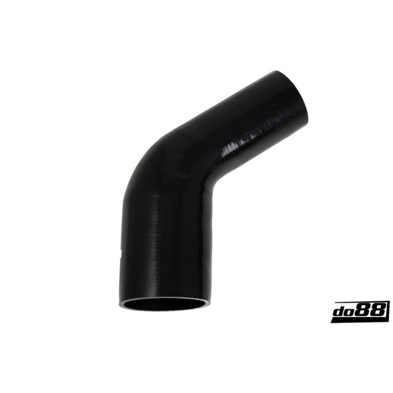 Silicone hose Black 60 degrees 3 - 3,5´´ (76 - 89mm)