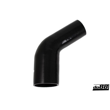 Silicone hose Black 60 degrees 3,125 - 3,5´´ (80-89mm)