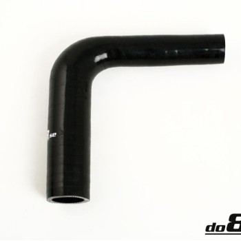 Silicone hose Black 90 degrees 0,625 - 0,75´´ (16-19mm)