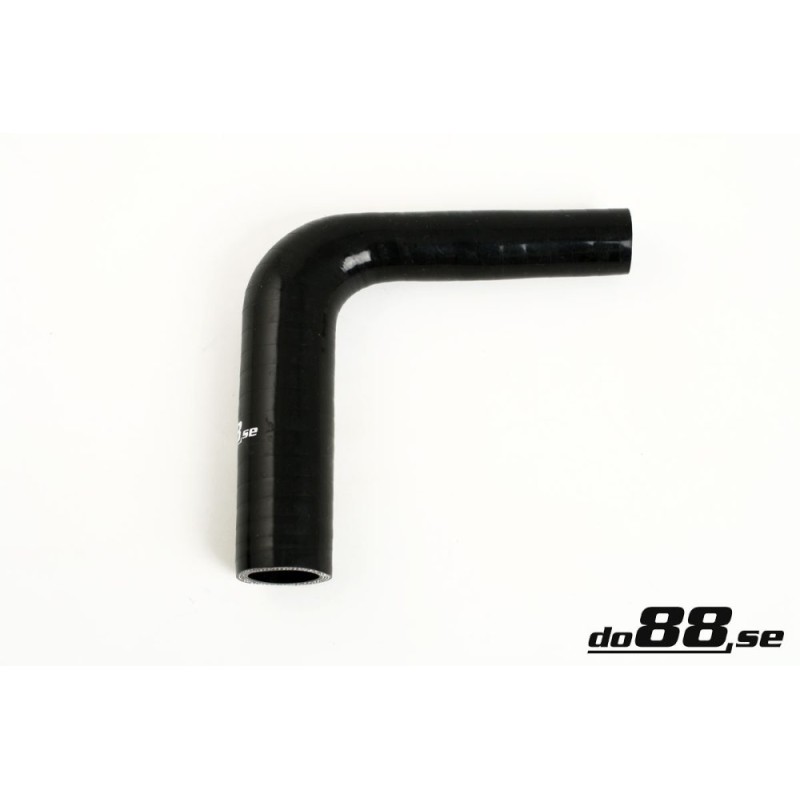 Silicone hose Black 90 degrees 0,625 - 0,75´´ (16-19mm)