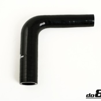 Silicone hose Black 90 degrees 0,75 - 1,25´´ (19-32mm)