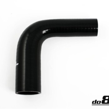 Silicone hose Black 90 degrees 1,25 - 1,375´´ (32 - 35mm)