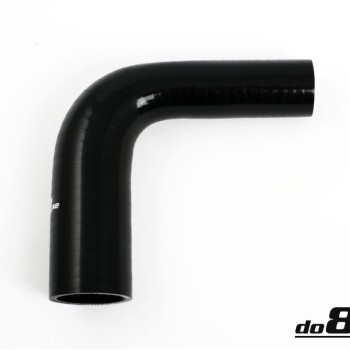 Silicone hose Black 90 degrees 1,25 - 1,625´´ (32-41mm)