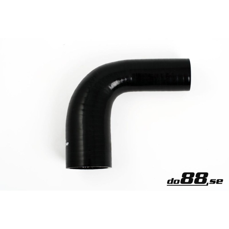 Silicone hose Black 90 degrees 1,625 - 2´´ (41 - 51mm)