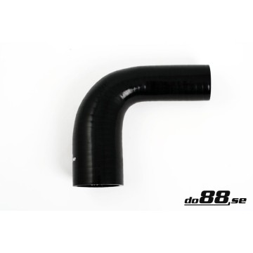Silicone hose Black 90 degrees 1,875 - 2,125´´ (48-54mm)