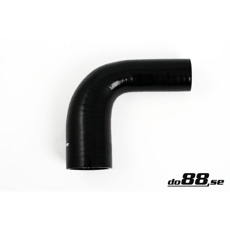 Silicone hose Black 90 degrees 1,875 - 2,125´´ (48-54mm)
