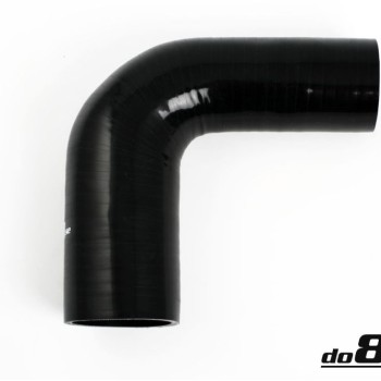 Silicone hose Black 90 degrees 2 - 2,75´´ (51 - 70mm)