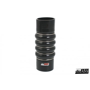 Silicone hose Black Flexkoppling 4-Steg 2,5´´ (63mm)