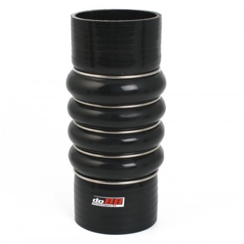 Silicone hose Black Flexkoppling 4-Steg 3´´ (76mm)