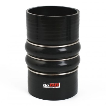 Silicone hose Black Flexkoppling 2-Steg 4´´ (102mm)