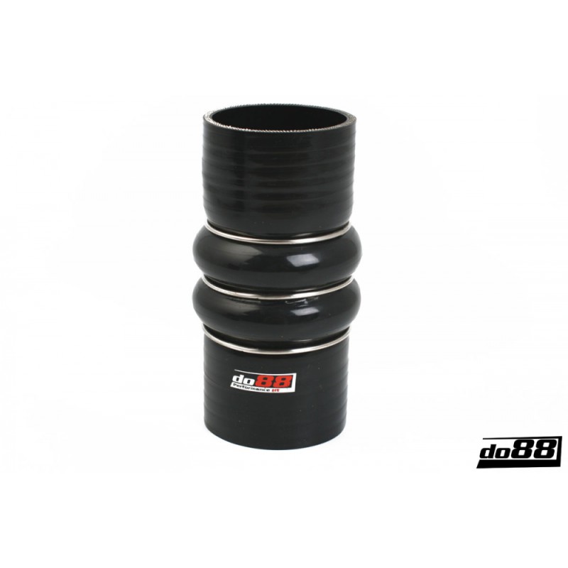 Silicone hose Black Flexkoppling 2-Steg 2,5´´ (63mm)