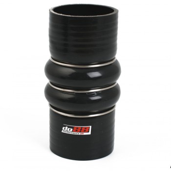 Silicone hose Black Flexkoppling 2-Steg 2,75´´ (70mm)