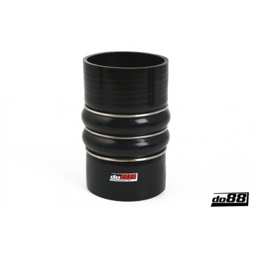 Silicone hose Black Flexkoppling 2-Steg 3,25´´ (83mm)