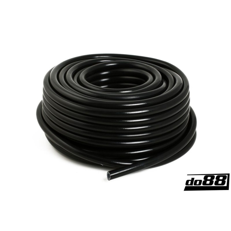 Silicone hose Reinforced Black 0,75´´ (19mm)
