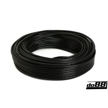 Silicone hose Reinforced Black 0,15´´ (4mm)