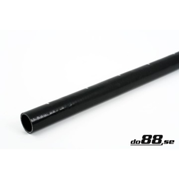 Silicone hose Sold by the decimeter Black 1,75´´ (45mm)
