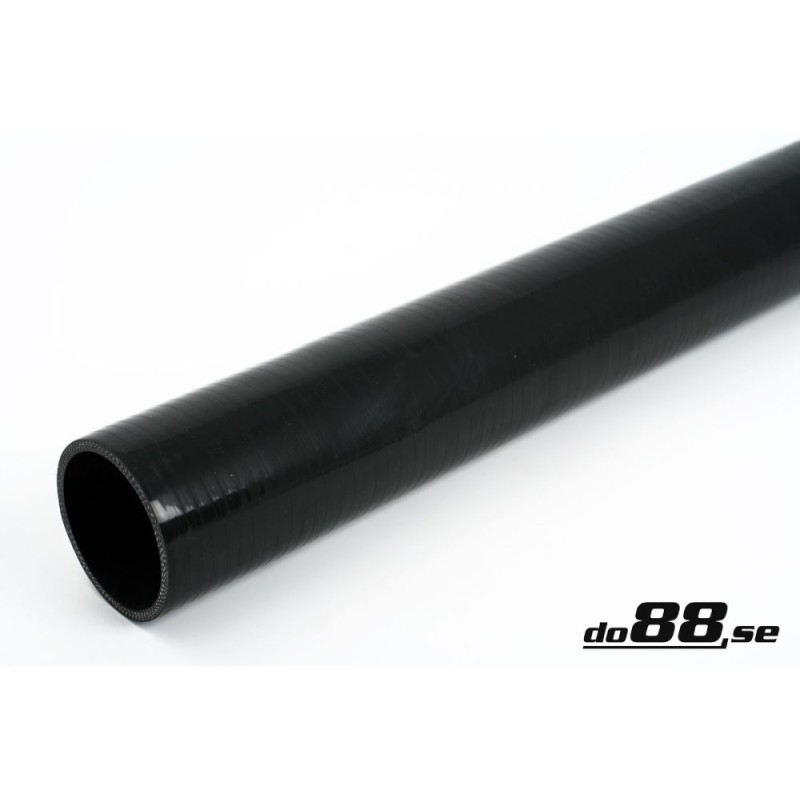 Silicone hose Sold by the decimeter Black 3´´ (76mm)