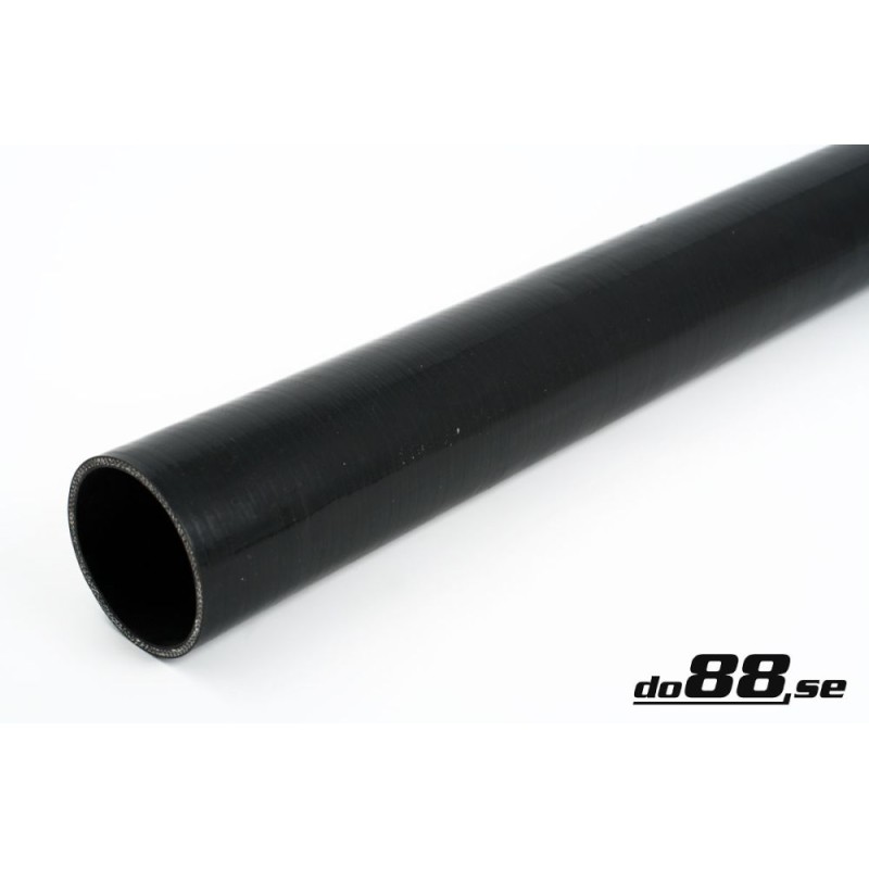 Silicone hose Sold by the decimeter Black 3,25´´ (83mm)
