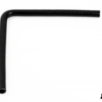 Silicone hose Black 90 degrees long leg 0,75´´ (19mm)