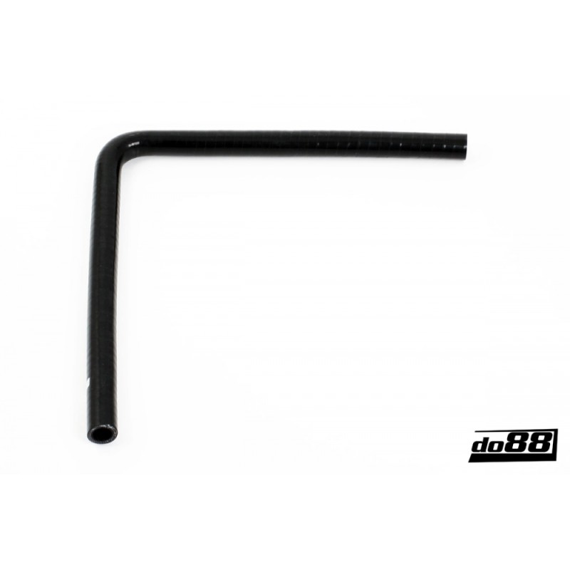 Silicone hose Black 90 degrees long leg 0,75´´ (19mm)