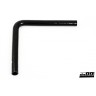 Silicone hose Black 90 degrees long leg 1,25´´ (32mm)