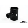Silicone hose Black T 2,5´´ + 2´´ (63+51mm)