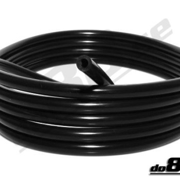 Vacuum hose Black 6,3mm